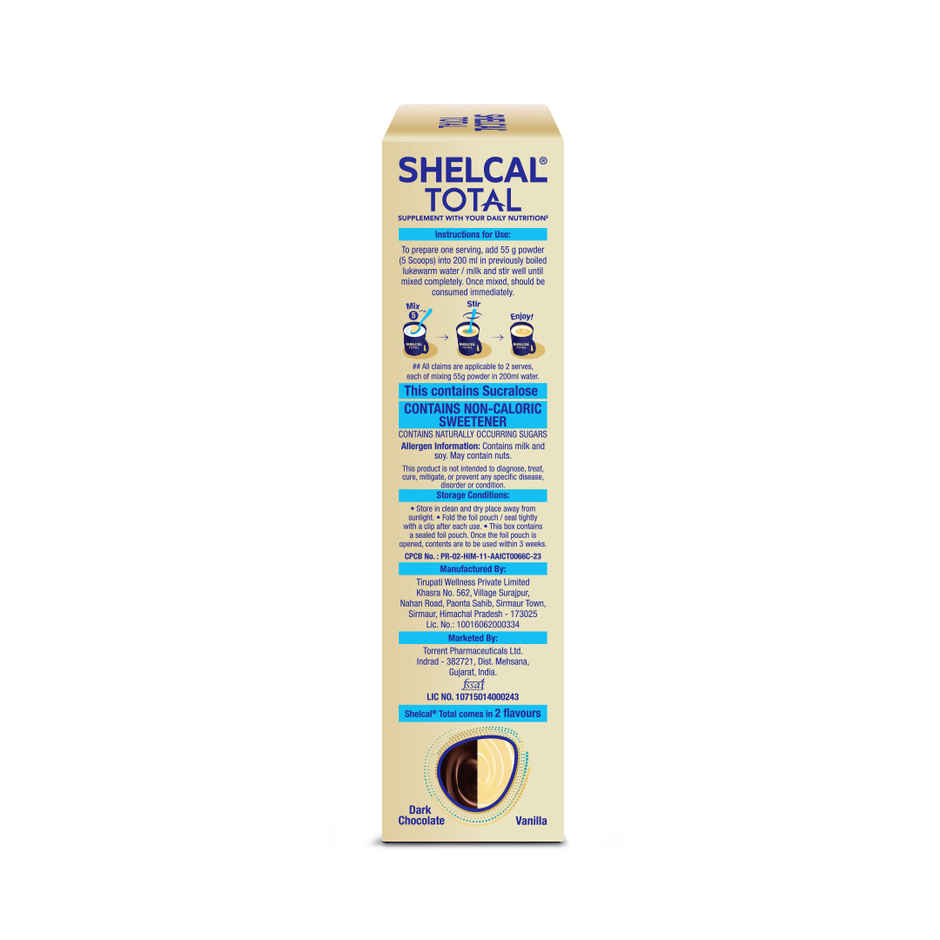 Shelcal Total Vanilla Flavour Powder