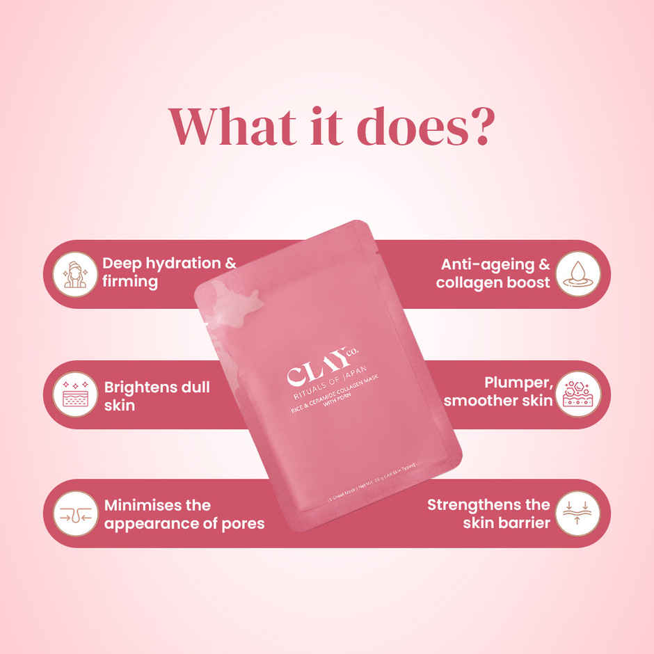 Clayco Rice & Ceramide Collagen Sheet Mask with PDRN