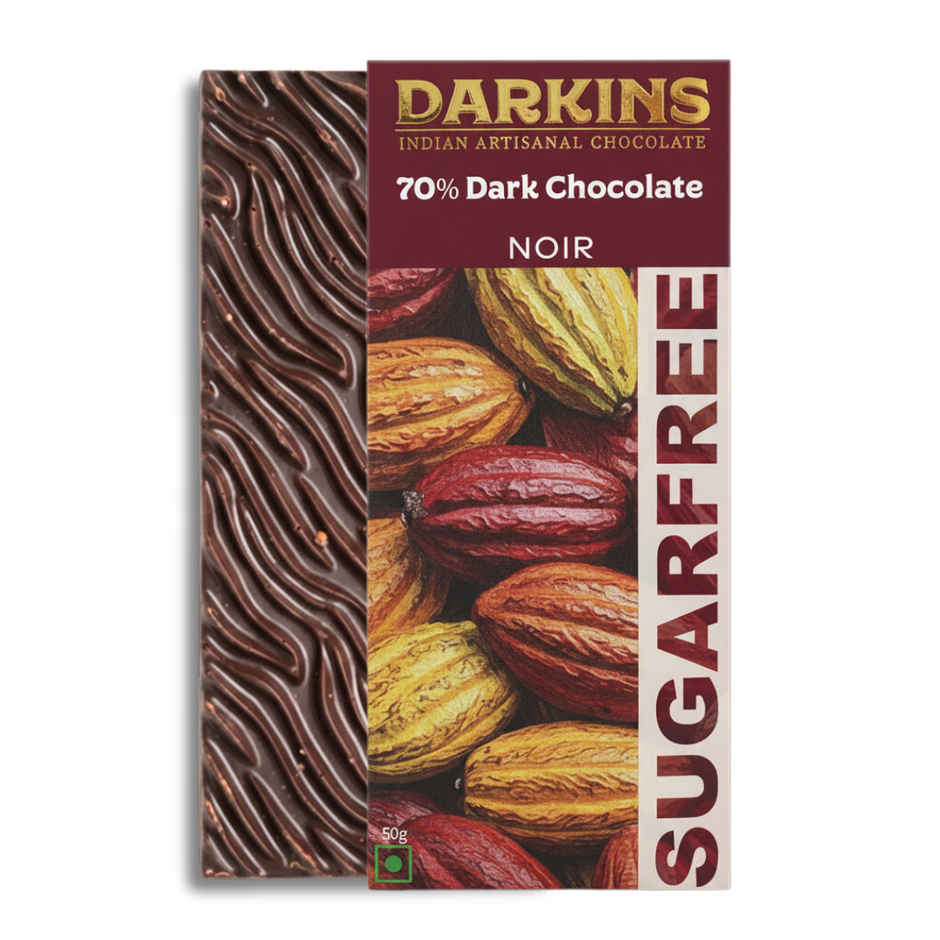 Darkins Sugar Free Dark Chocolate 70% Noir