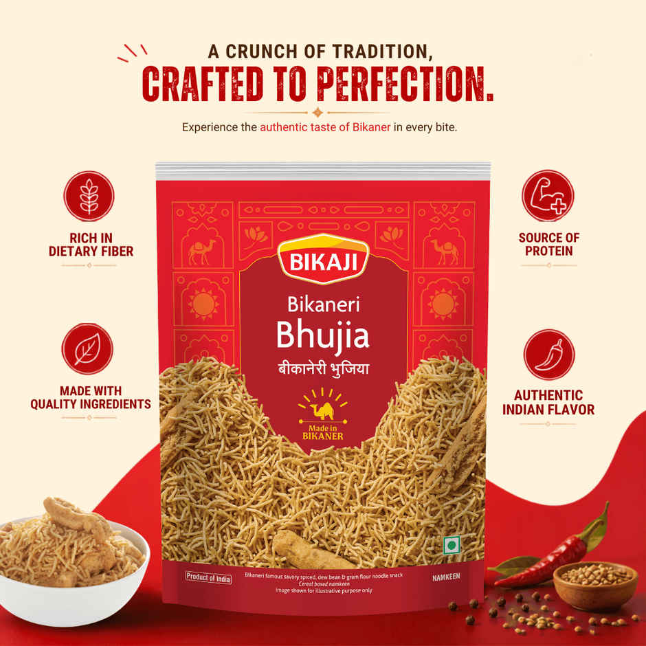 Bikaji Bikaneri Bhujia | Crunchy Savory Snack