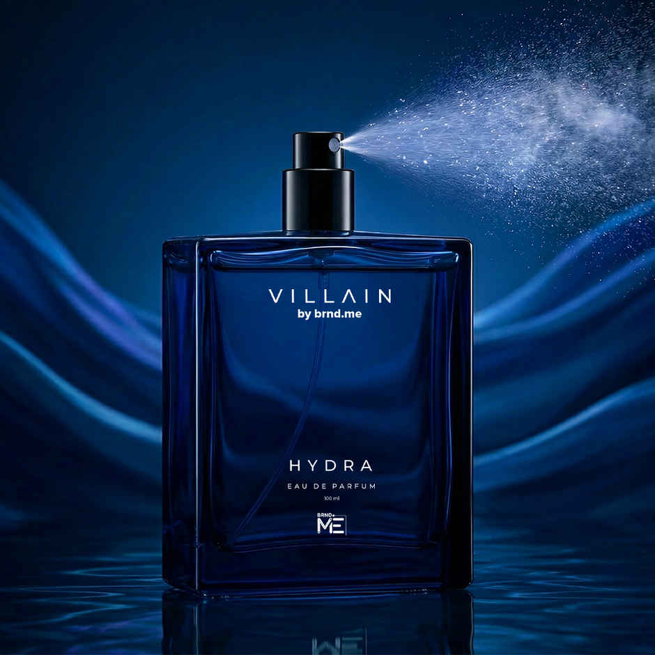 Hershey'S Kisses Milk Chocolate Share Bag(108gms) & Villain Hydra Perfume 100 Ml - Eau De Parfum - Premium Long Lasting Fragrance Spray - Aquatic(100ml) Combo