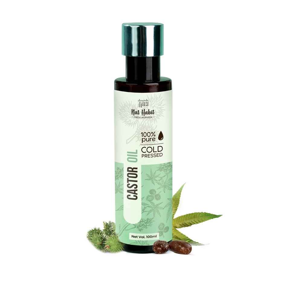 Nat Habit Cold Pressed Castor Oil For Skin & Hair Care