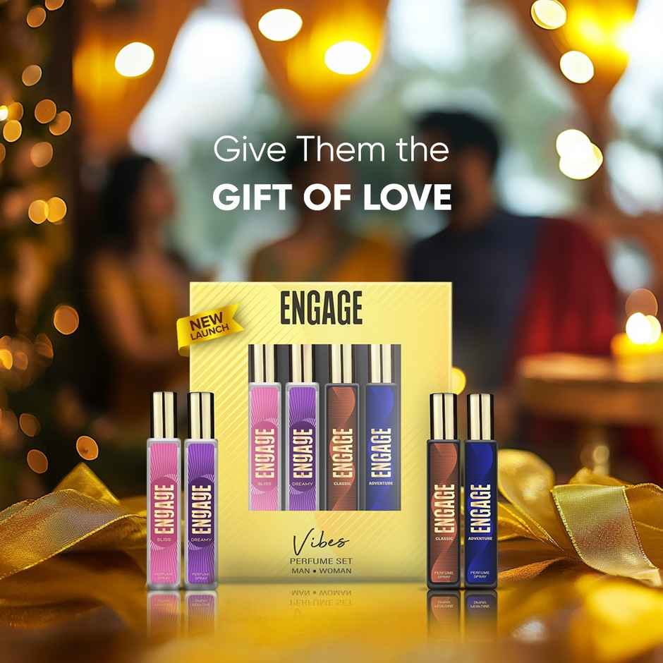Engage Vibes Perfume Gift Set for Men & Women | Couple Gift