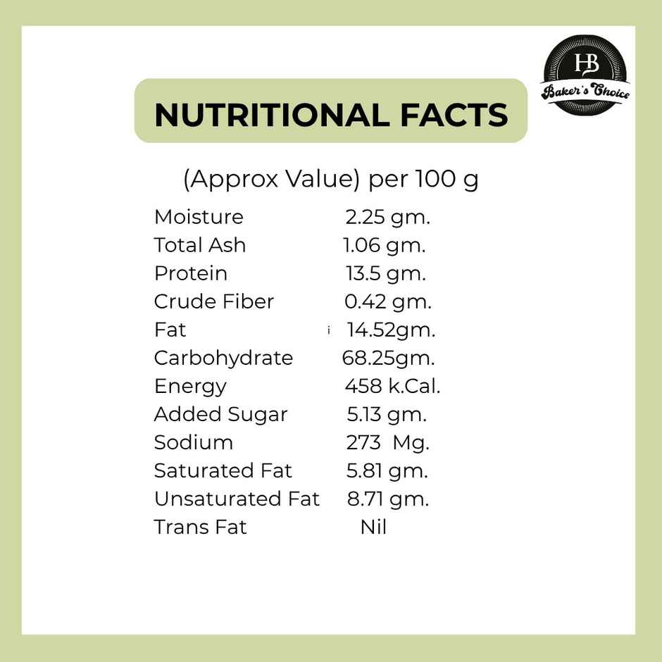 HB Bakers Choice Whole Wheat Rusk | 0%Maida