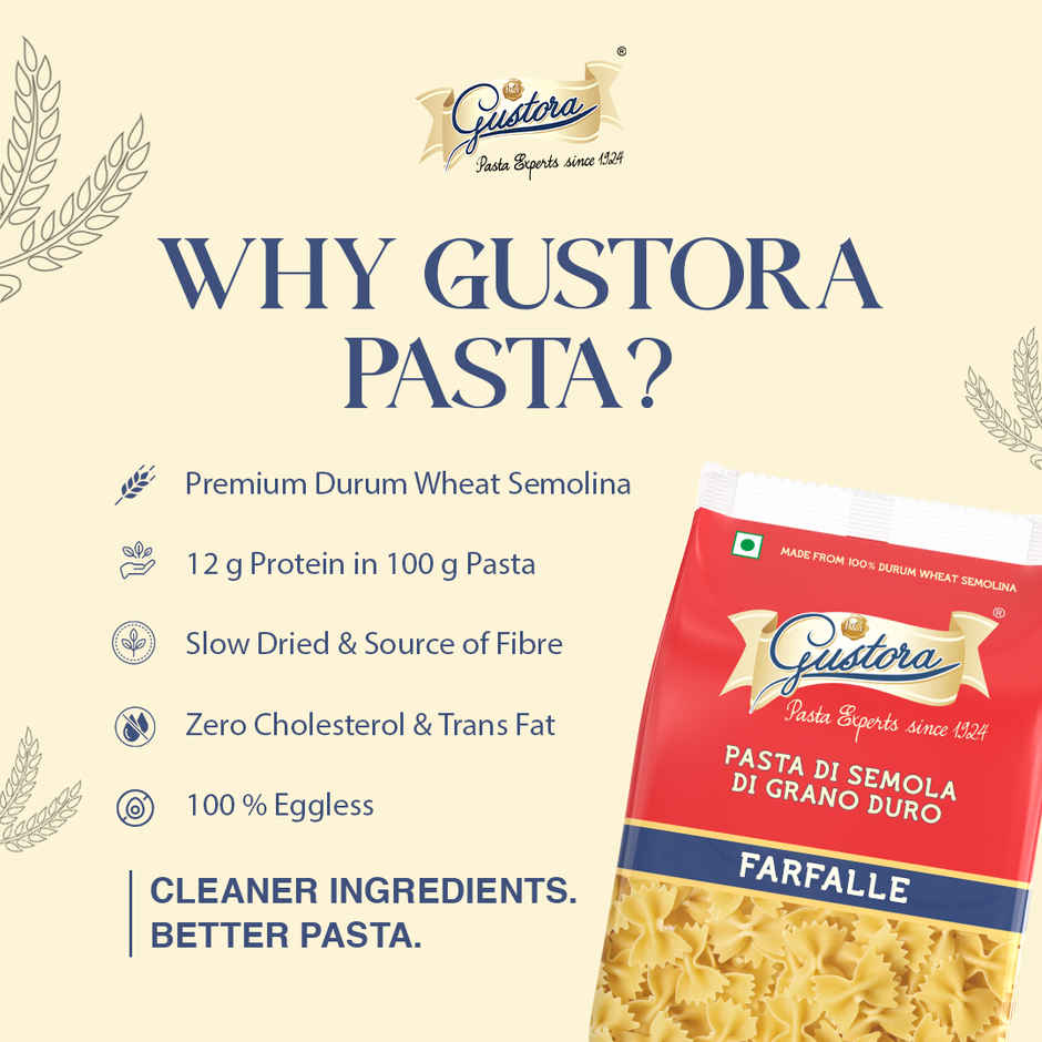 Gustora Farfalle Pasta