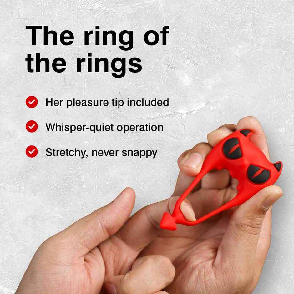Skore Shiver Vibrating Ring For Him | Flexible