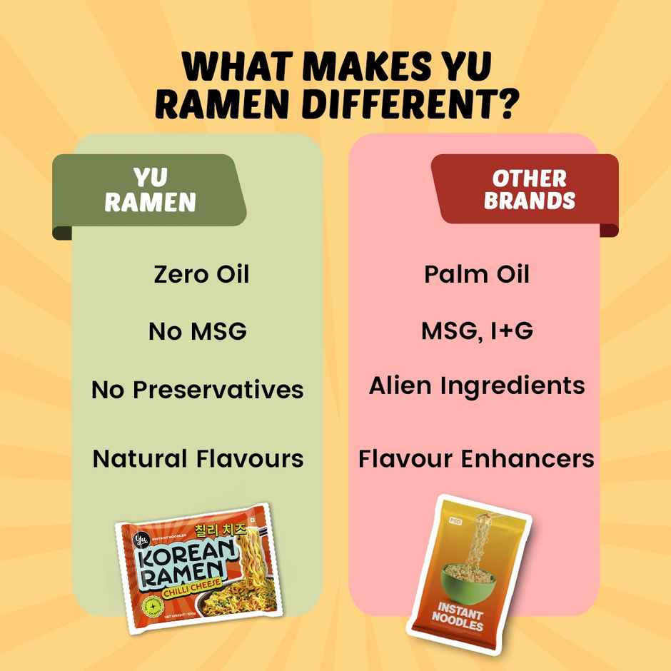 Yu Chilli Cheese - Korean Ramen Noodles