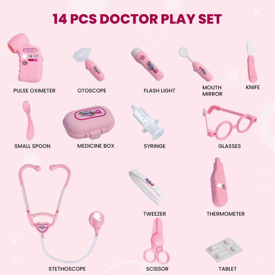 Anz Toy Pink My Doctor Set Pink Ph 9217