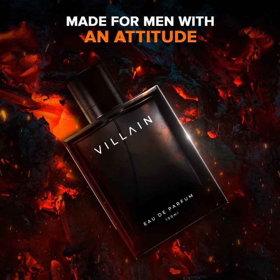 Villain Eau De Parfum Woody & Spicy | Premium Long Lasting Fragrance Spray