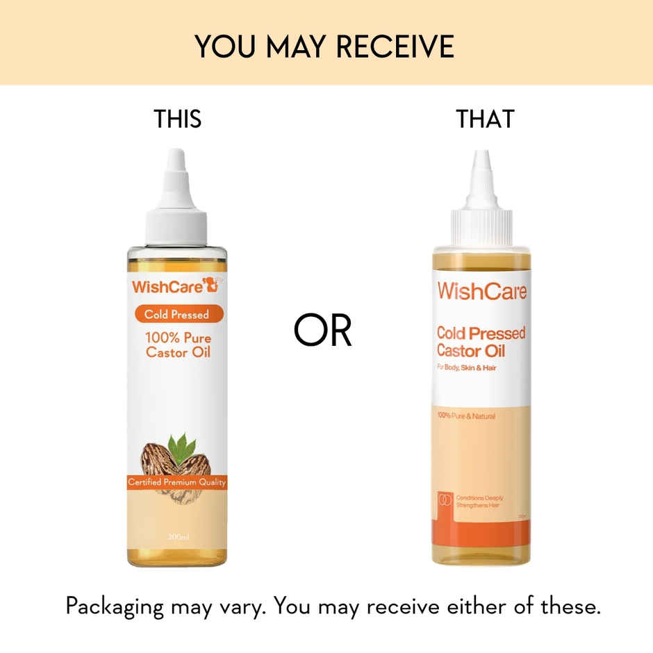 Wishcare 100% Pure Cold Pressed Castor Oil