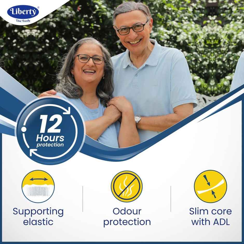 Liberty Premium Adult Diaper (Pants, M, 24-45 inches)