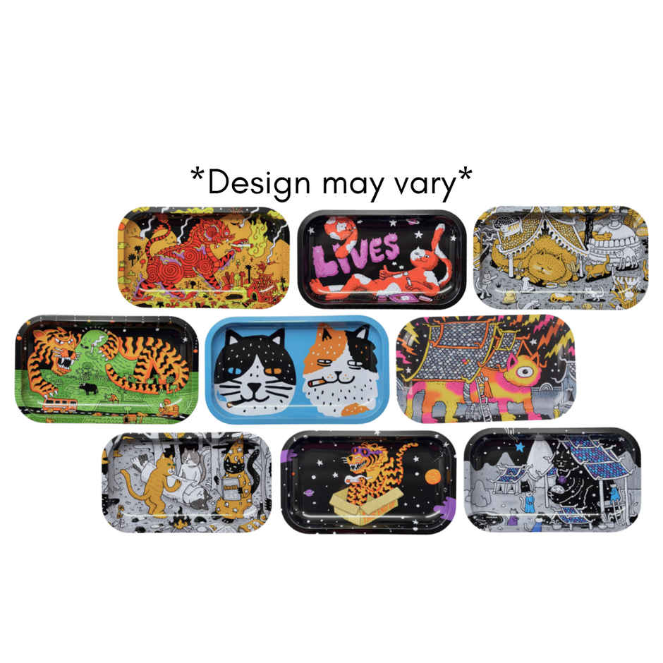 Slimjim Jacob 9 Lives Rolling Tray | Medium | 27 X 16 cm