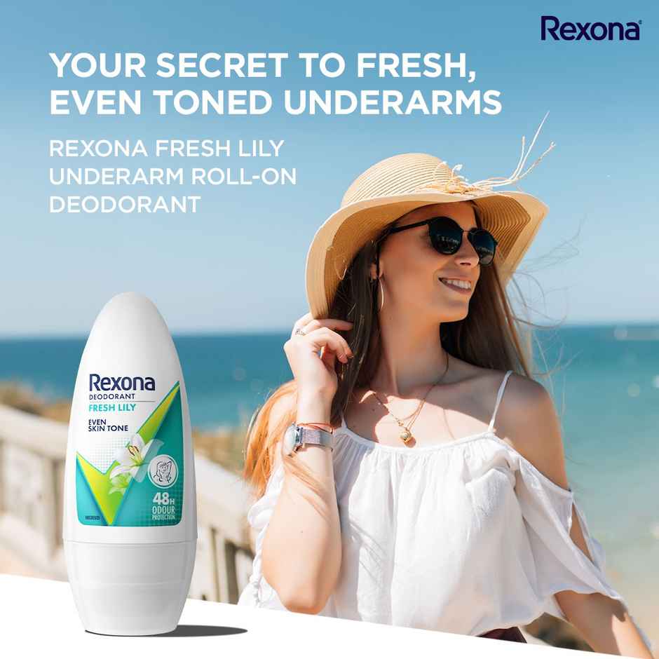 Rexona Underarm Roll-On Deodorant - Fresh Lily