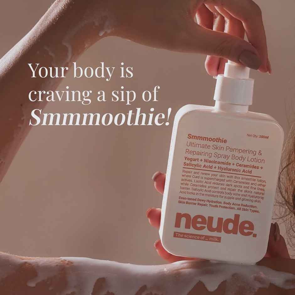 Neude Skin Ultimate Skin Pampering & Repairing Spray Body Lotion - Smmmoothie