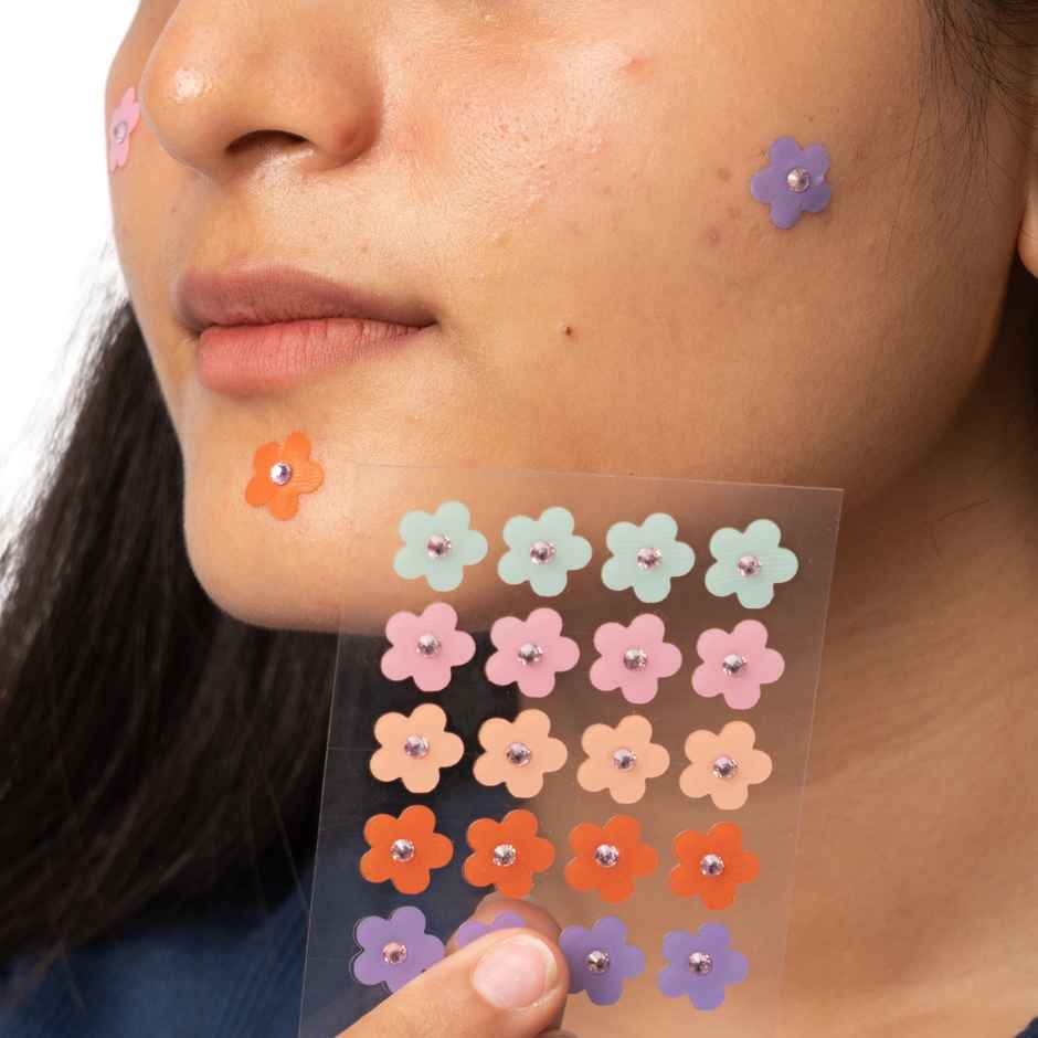 Gush Beauty Dart It Hydrocolloid Pimple Patches For Healing Acne Zits And Blemishes - Flower
