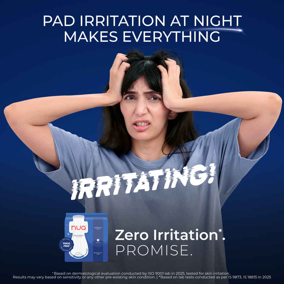 Nua All Night Comfort Sanitary Pads | Super Saver Pack
