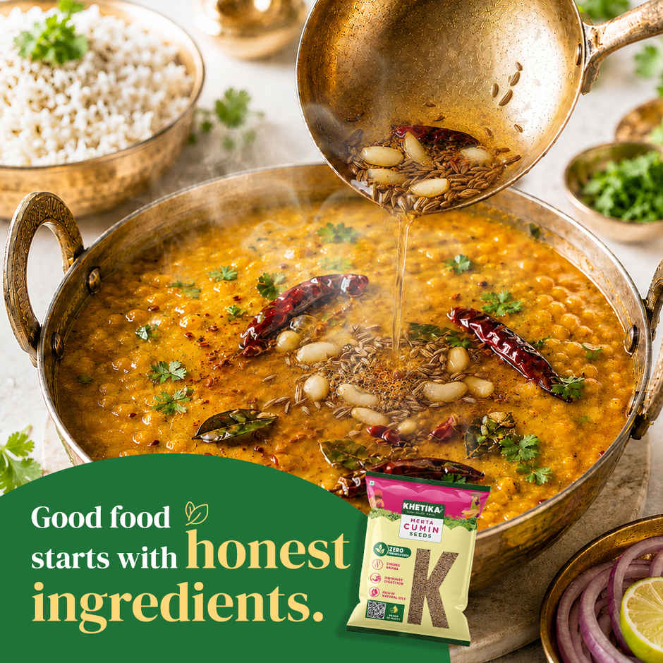 Khetika Merta Jeera Whole | Cumin Seeds | Strong Aroma | Zero Preservatives