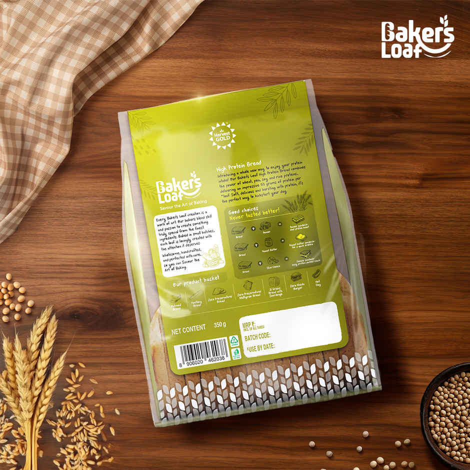 Baker's Loaf Harvest Gold - High Protein Bread