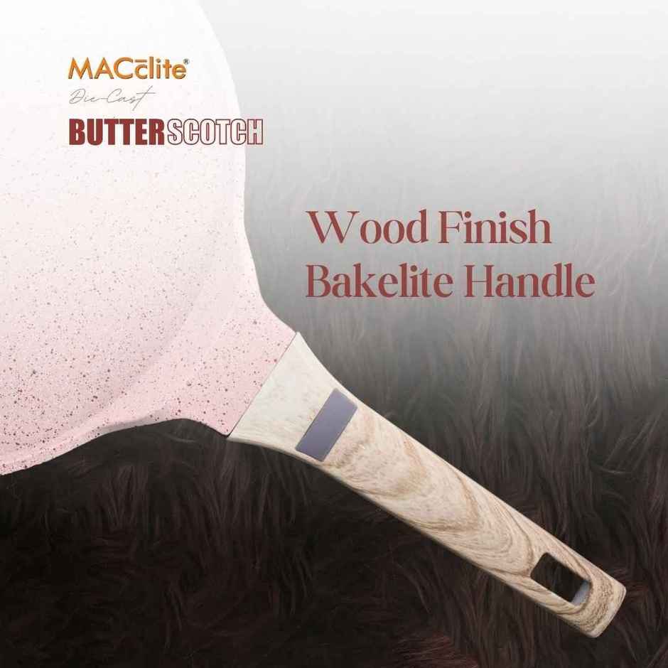 Macclite Non-Stick Flat Tawa | 28 cm | Induction Compatible
