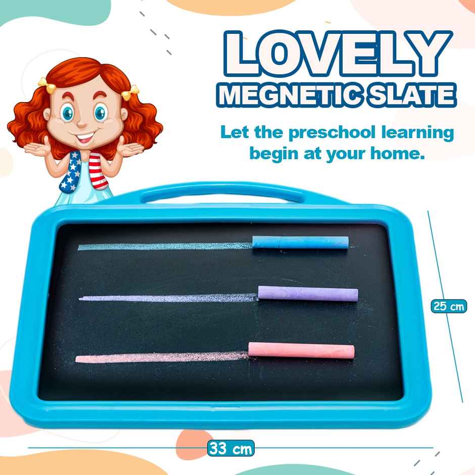 Ratna's Lovely Magnetic Slate 3 in 1 | Alphabets, Numbers | 3+ years