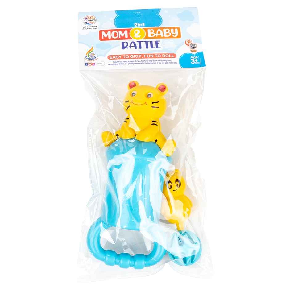 Ratna's 2 In 1 Mom & Baby Rattle