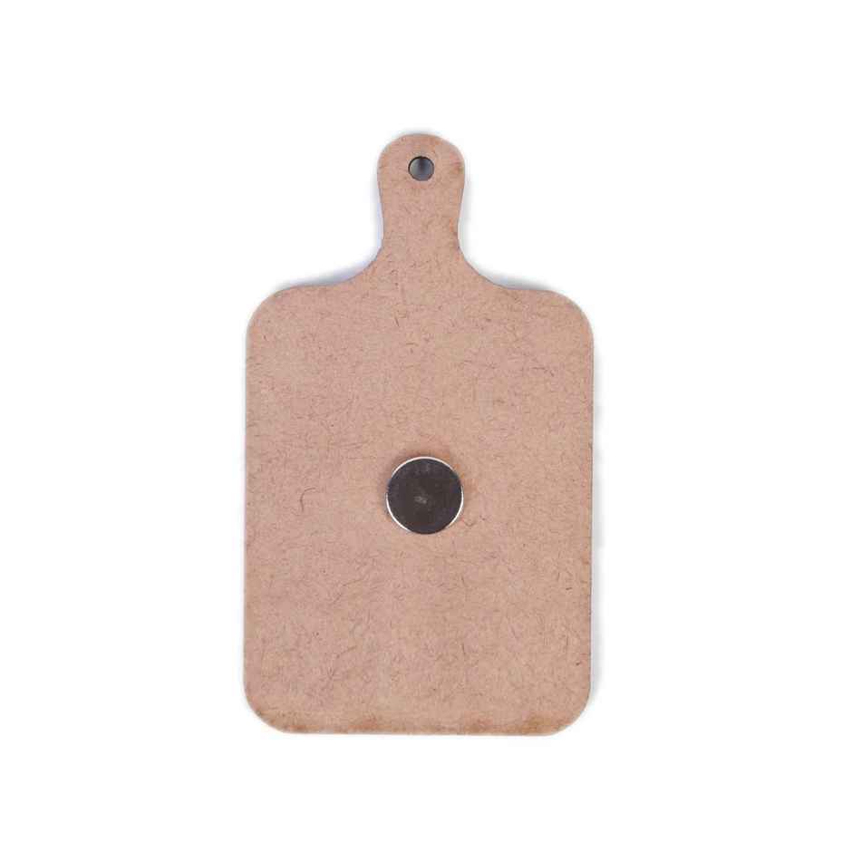 Itsy Bitsy MDF Chopping Board with Magnet 3 x 1.75 Inch 2mm Thick SW LB