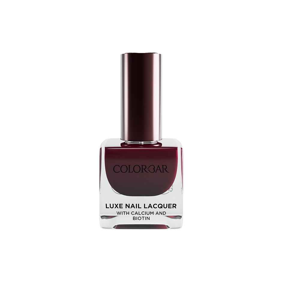 Colorbar Luxe Nail Lacquer - Red Wine | Long-Lasting Shine
