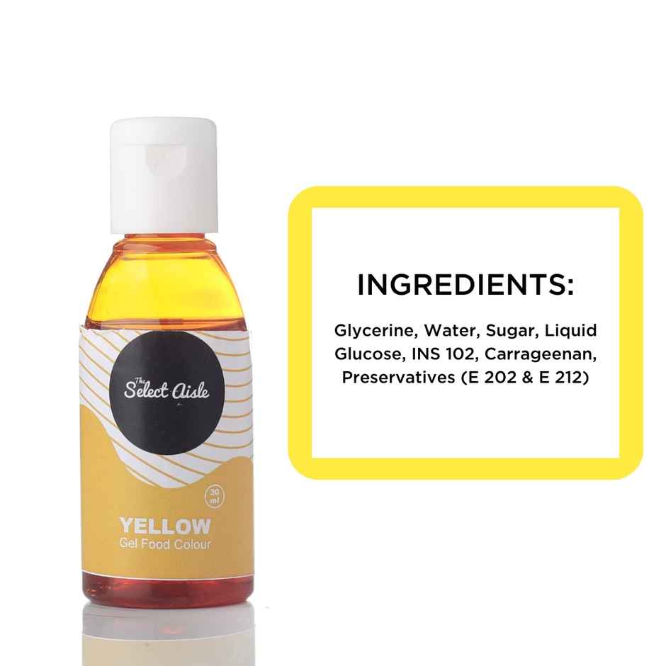 The Select Aisle Yellow FOOD Gel Color | Baking Ingredient