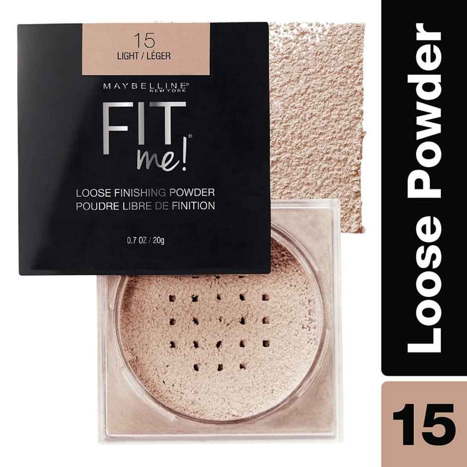 Maybelline Fit me Loose Finishing Powder, 15 Light