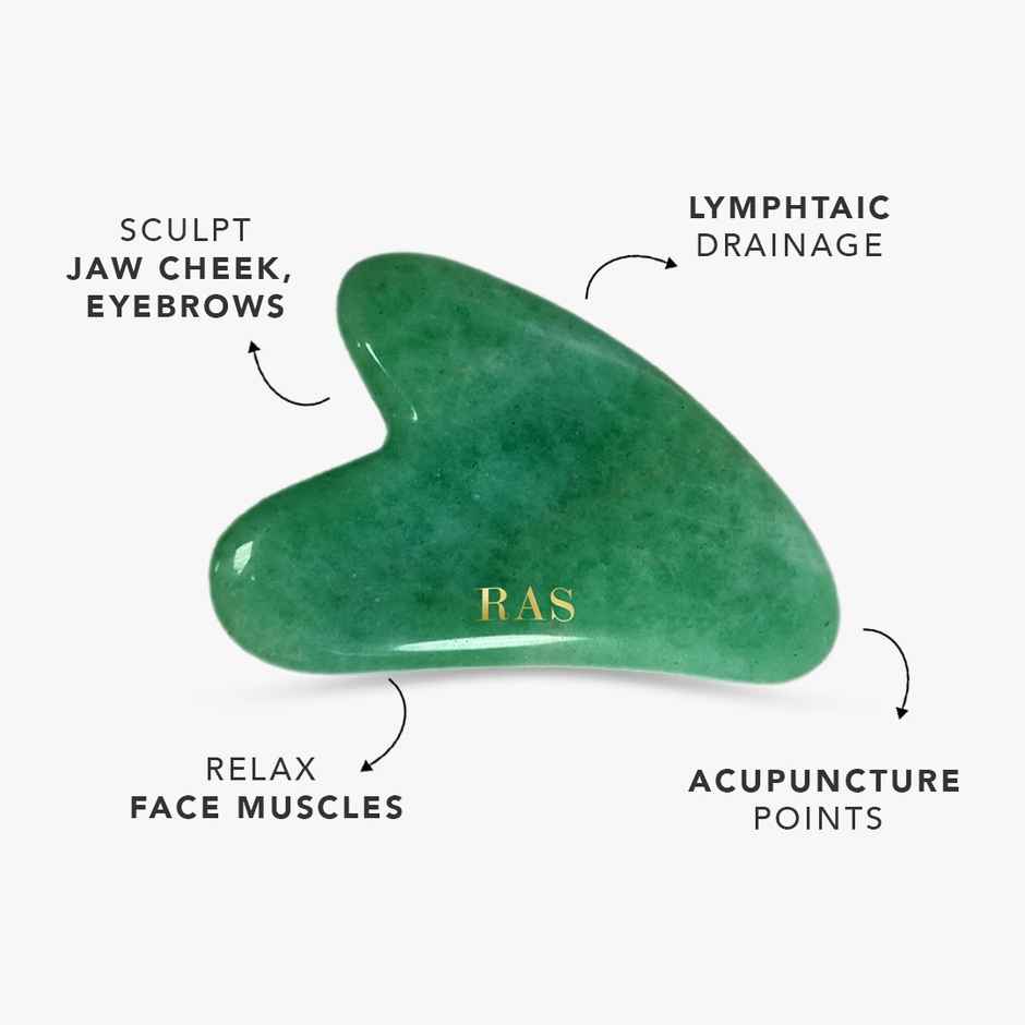 Ras Luxury Skincare Jade Guasha Stone & 24K Gold Face Elixir | Gift for Mother's Day