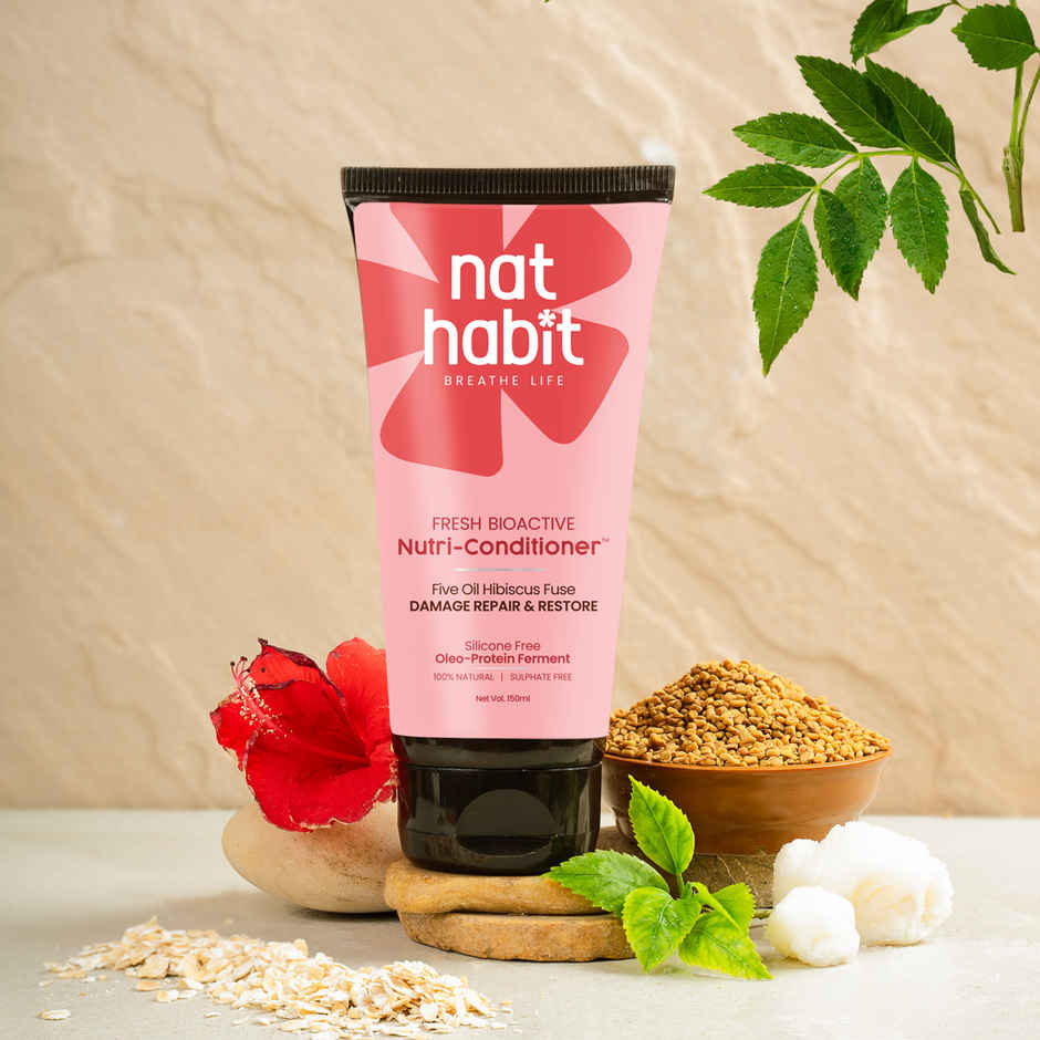 Nat Habit Hibiscus Conditioner For Smooth & Silky Hair Combo
