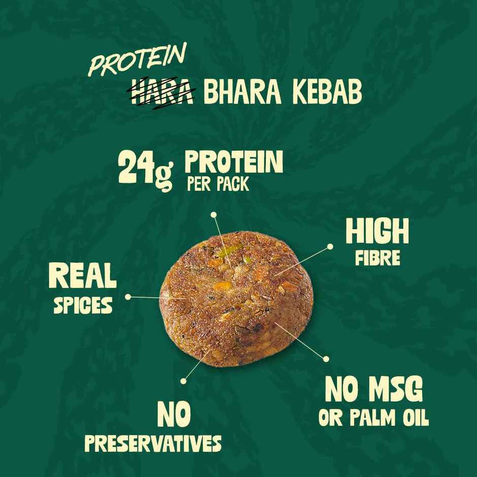 Hello Tempayy Veg Protein Bhara Kebab