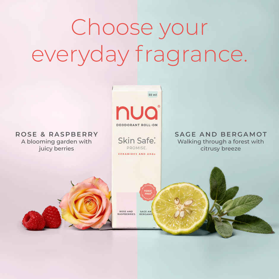 Nua Deodorant Roll-On Sage and Bergamot