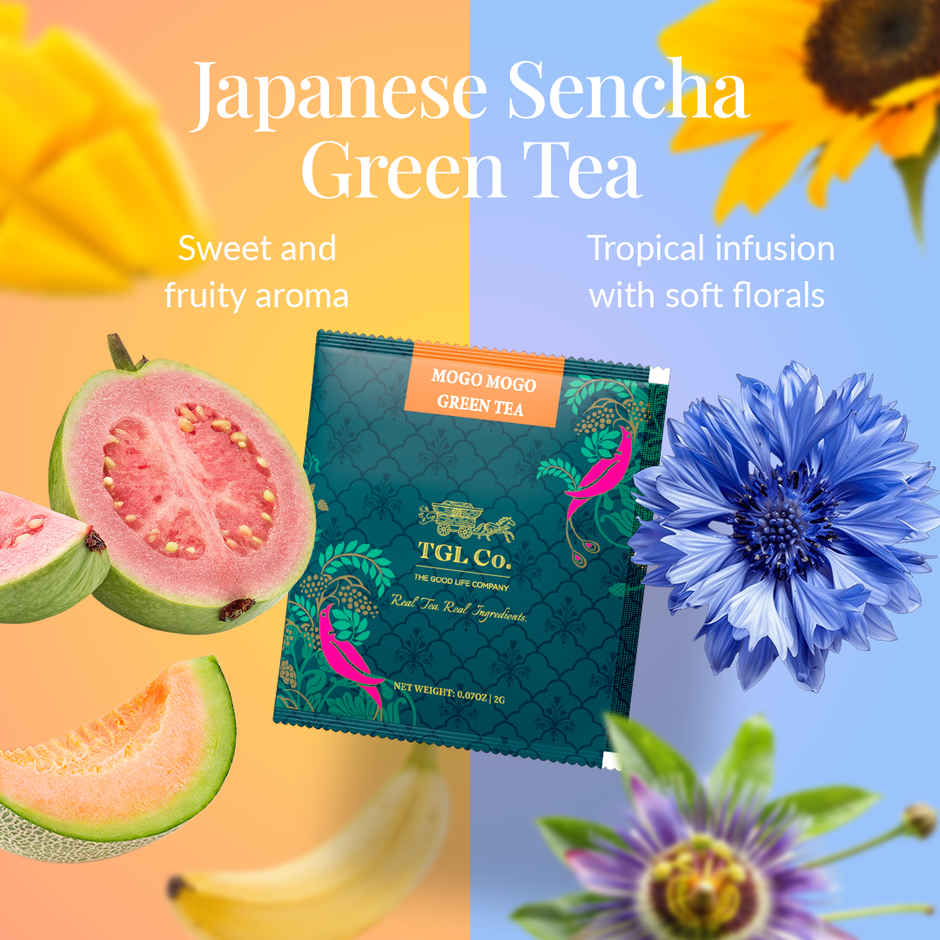 TGL Co. Mogo Mogo With Real Fruits Organic Green Tea