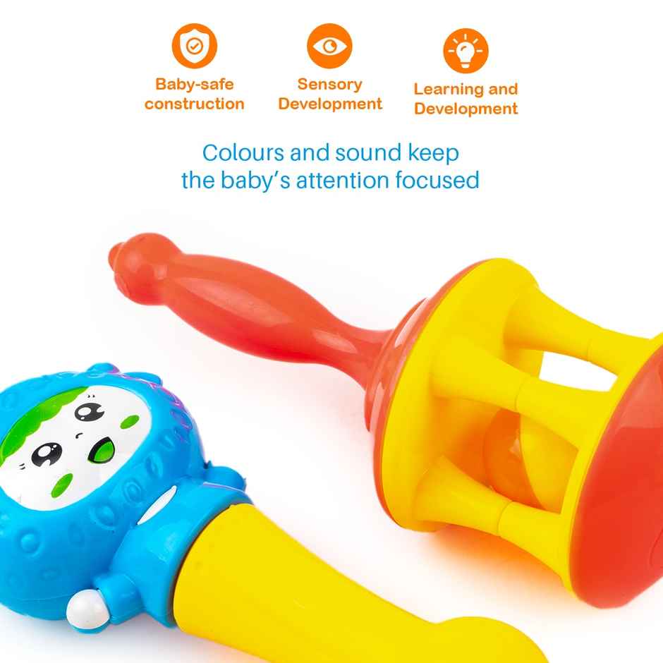 Ratna's Sargam Twin Rattle Set | Assorted