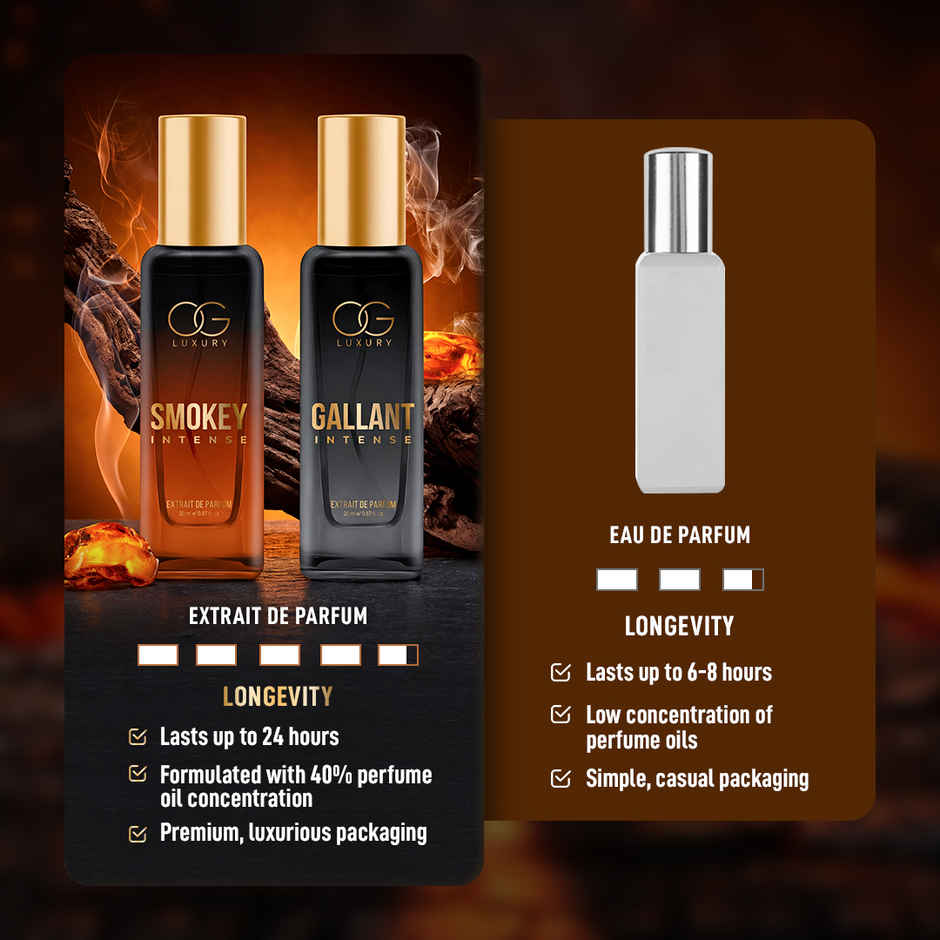 OG Luxury Intense Flame Combo | Extrait De Parfum | Long-Lasting Premium Perfume for Men