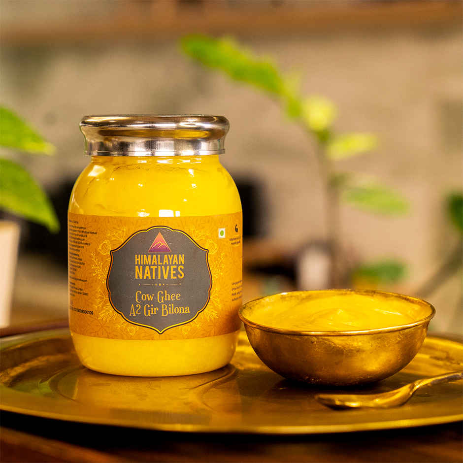 Himalayan Natives A2 Gir Cow Bilona Ghee - Jar