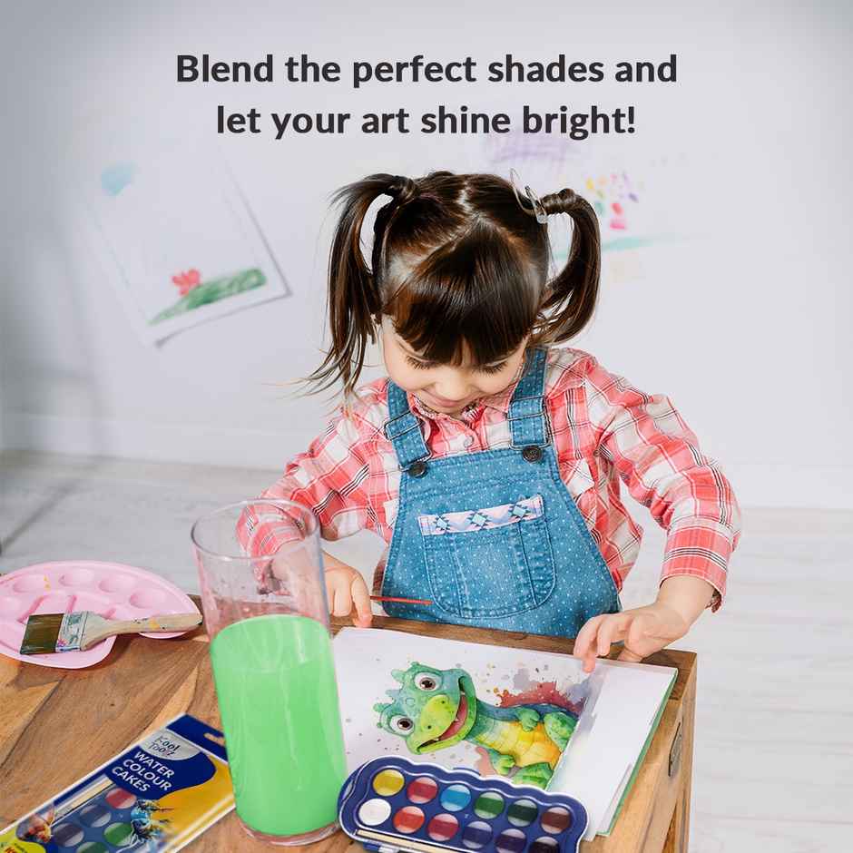 Kores Water Colour Cakes | 23 mm | 12 Shades