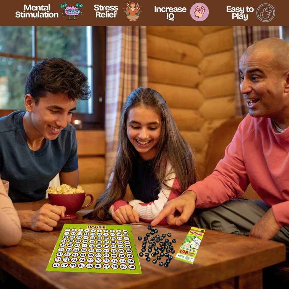 Apex Tambola Housie Board Game | Family & Party Game | Indoor Game | Age 6+