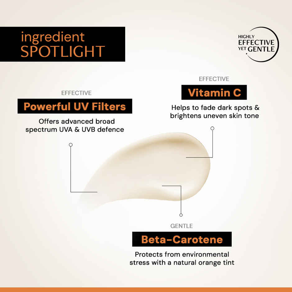 Deconstruct 5% Vitamin C Gel Sunscreen SPF 50 PA++++ | In-Vivo Tested