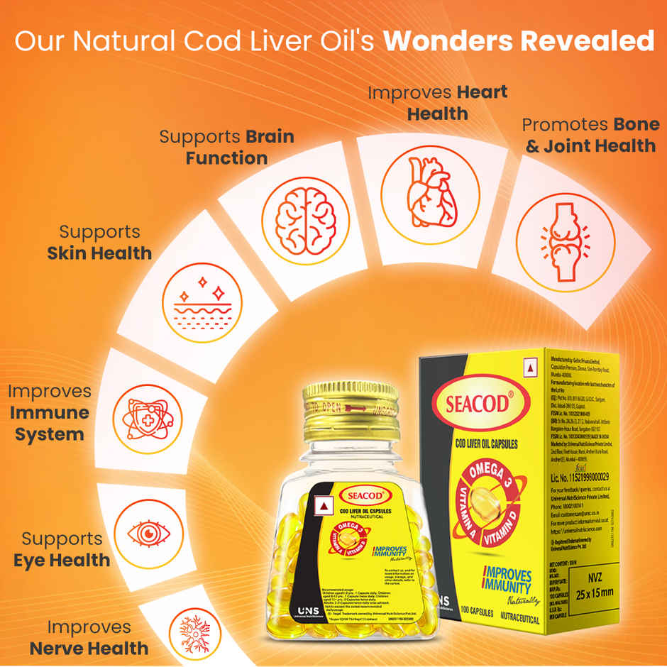Seacod - Cod Liver Oil Capsules