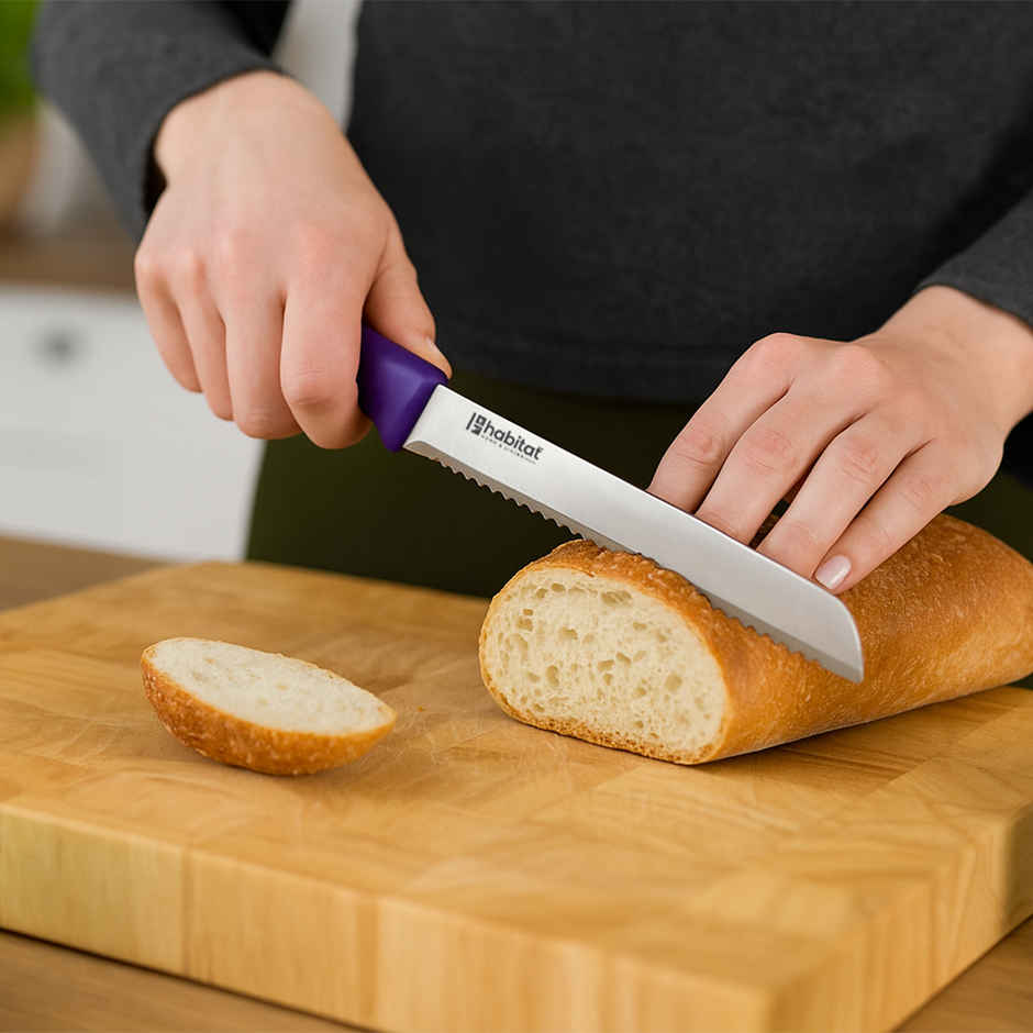 Habitat Professional Bread Knife With Ultra Razor-Sharp Blade with Precise Cutting