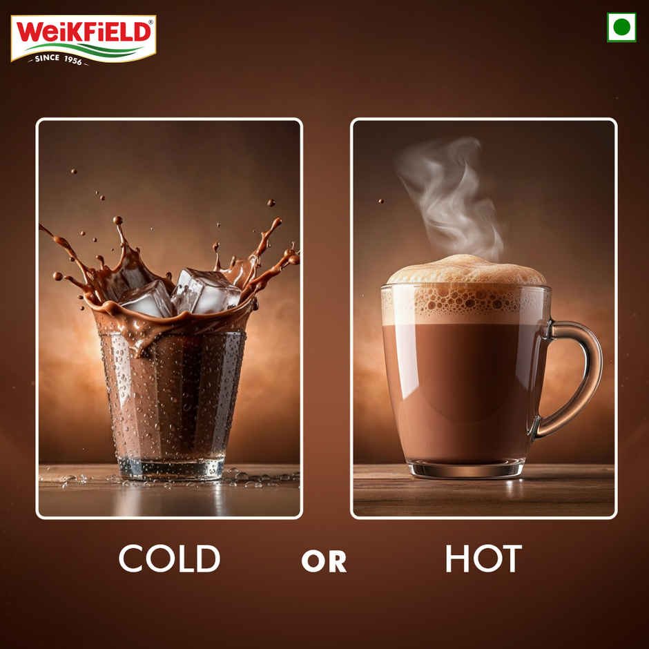 Weikfield Choco Drink Chocolaty Mix | Hot & Cold Beverage Mix
