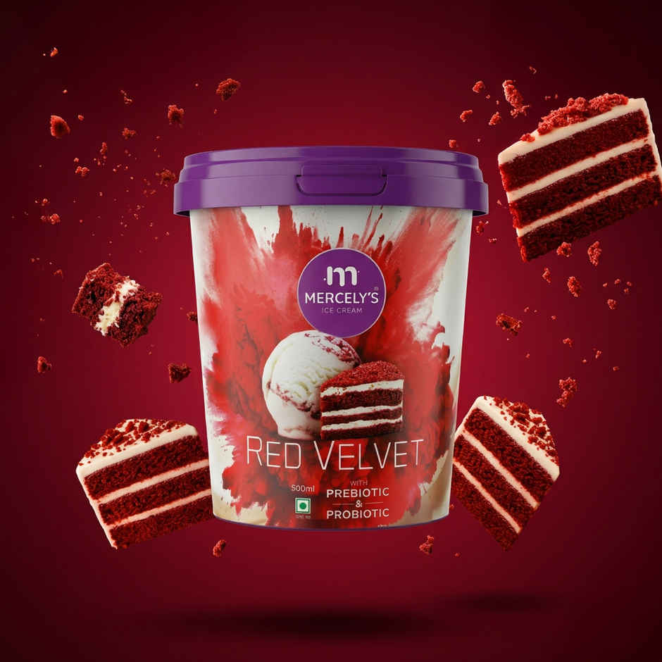 Mercely's Premium Red Velvet Family Pack Ice Cream Tub