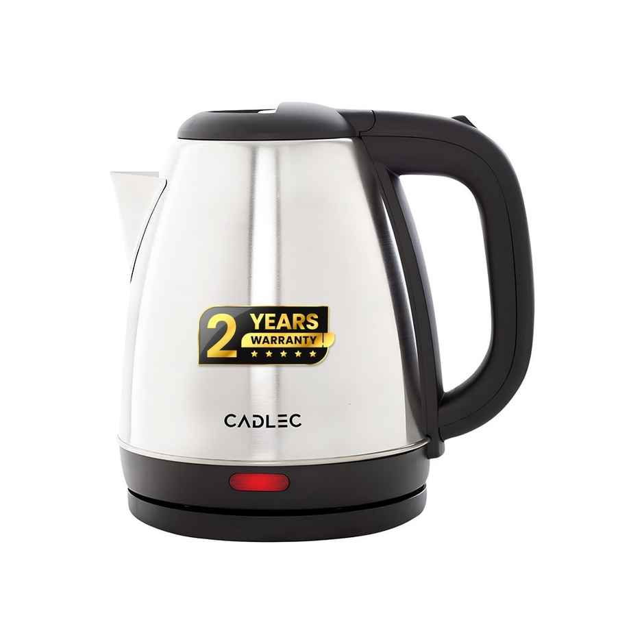 Cadlec AquaHeat 1.8L Electric Kettle | Stainless Steel | Auto Cut-Off | 1500W | Silver