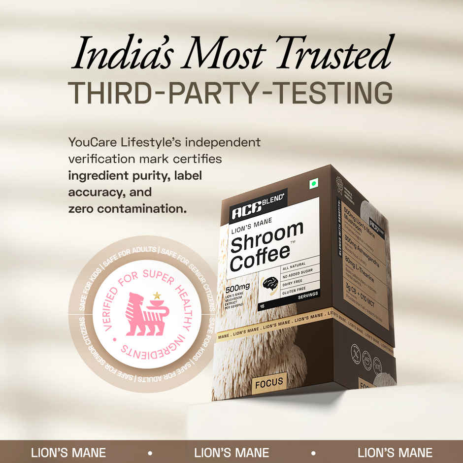 Ace Blend Lion's Mane Shroom Light Organic Coffee Premix