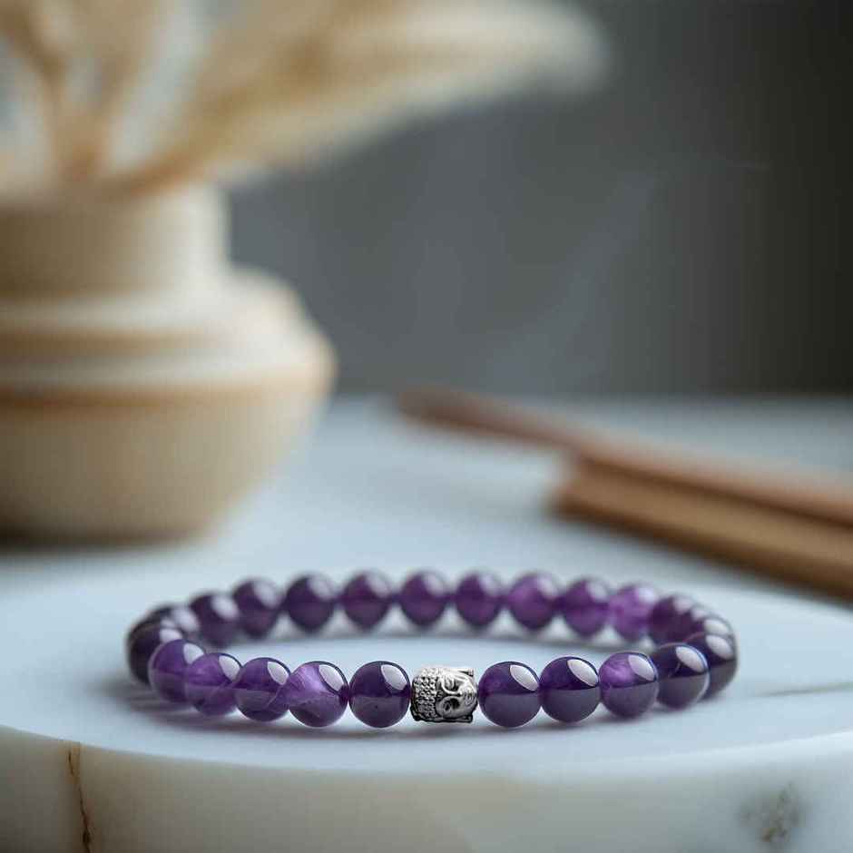 Astrotalk Amethyst Bracelet | Natural Gemstones | Pack of 1