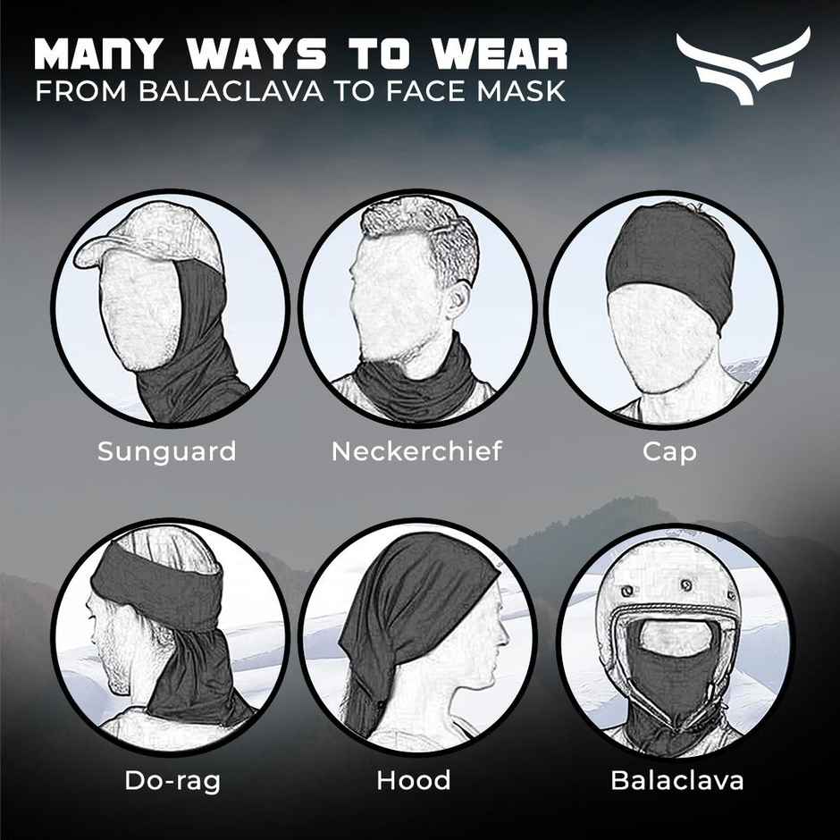 Xtrim UV-Protected Balaclava for Biking - Sweat Absorbing & Odour-Free | Khaki