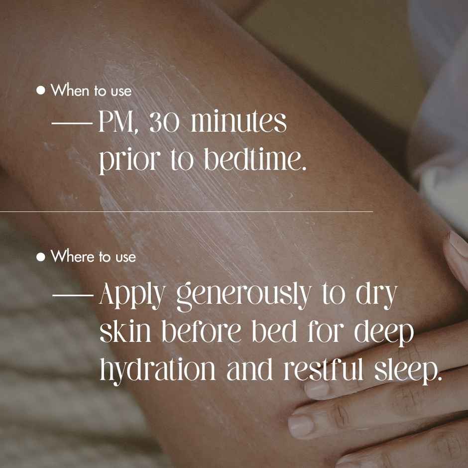 Secret Alchemist Dream Body Cream with Niacinamide & Cocoa Butter for Hydration & Restfull Sleep