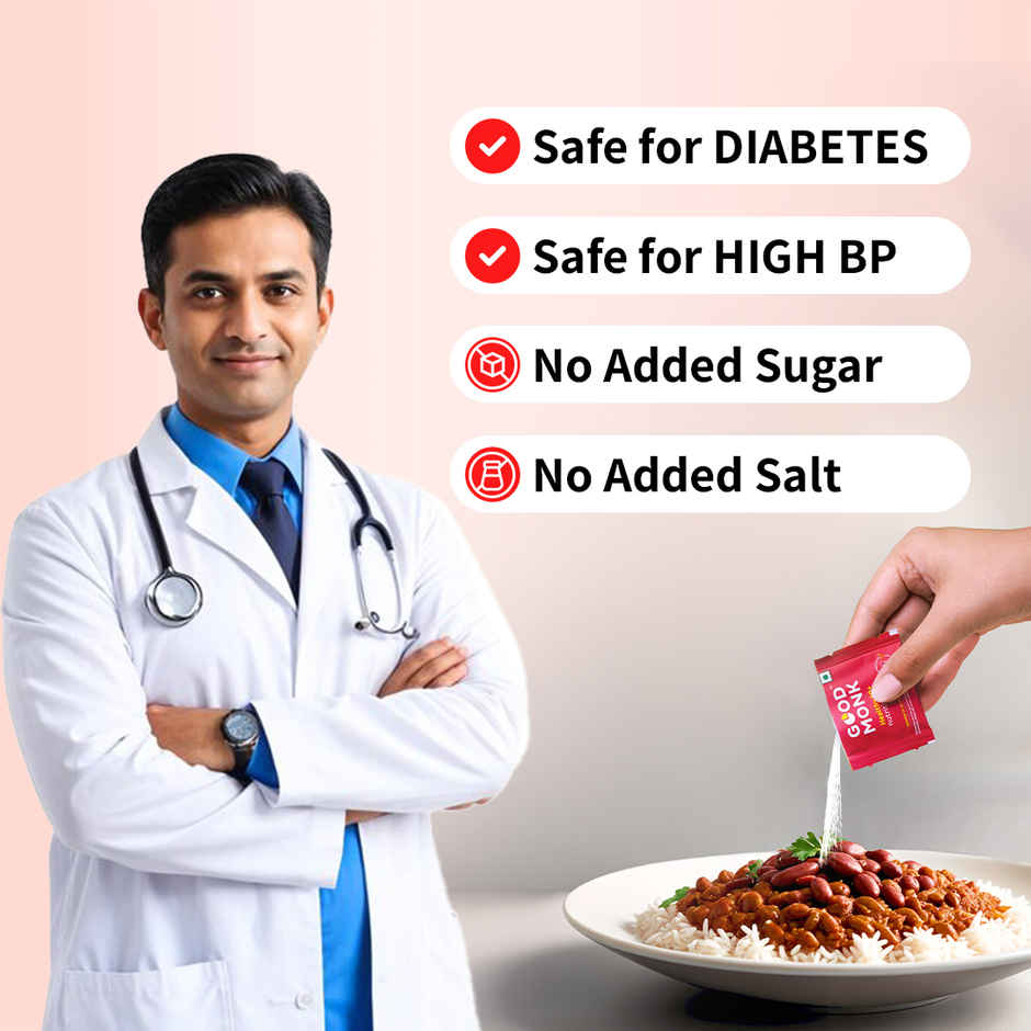 Good Monk 50+ Vitamin&Probiotic Mix | Boosts Energy | Bone & Gut Health | For Age 50+ | 30 Sachets